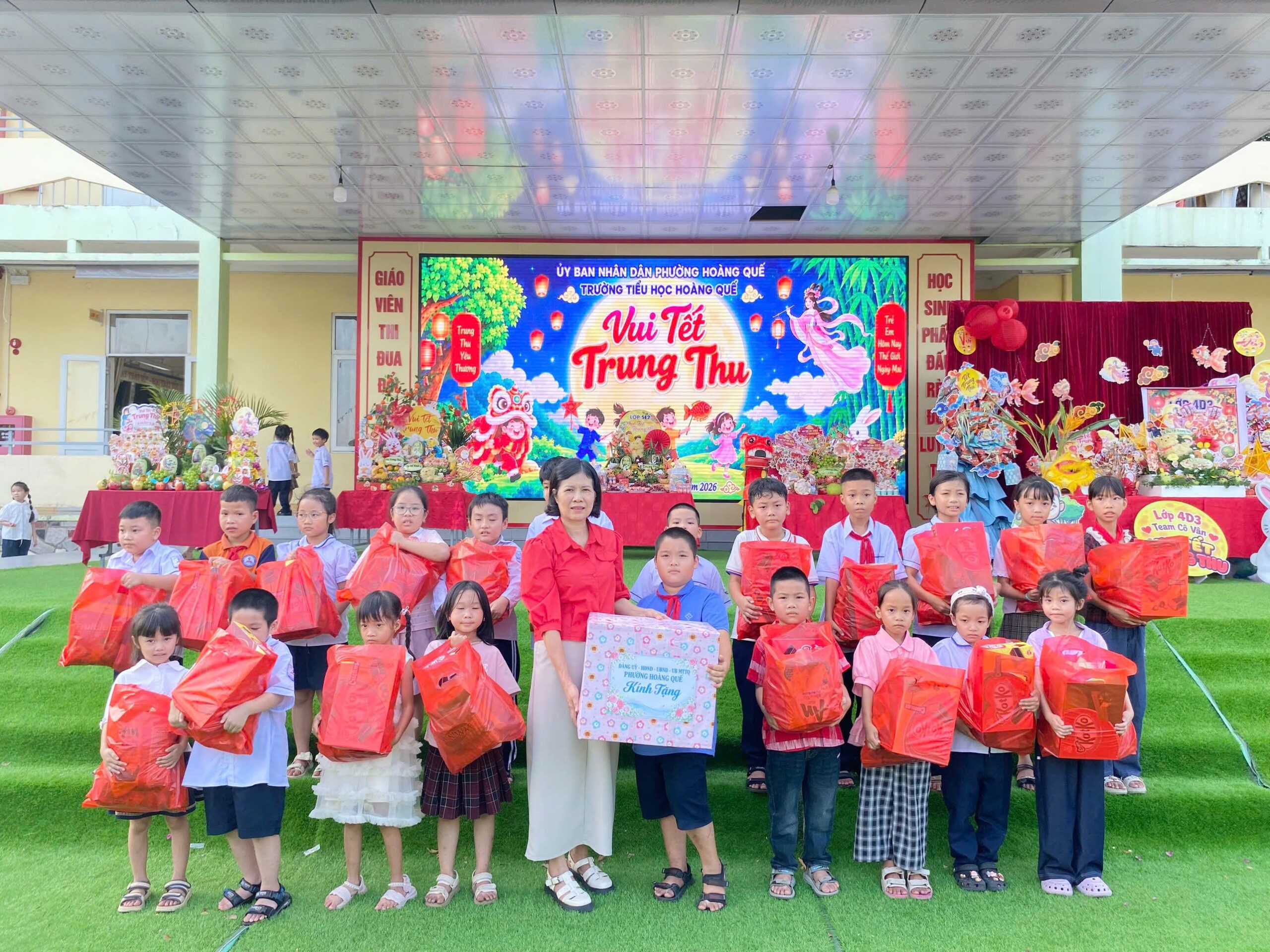 🌕✨ TRUNG THU YÊU THƯƠNG – GẮN KẾT VÀ SẺ CHIA TẠI TRƯỜNG TIỂU HỌC HOÀNG QUẾ ✨🌕
